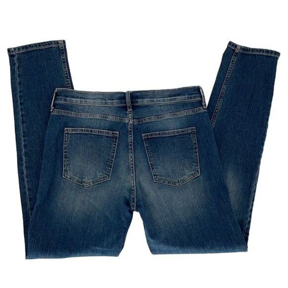 Banana Republic Women's Girlfriend Mid-Rise Straight Leg Jeans Blue Size 26/2 - Picture 3 of 8